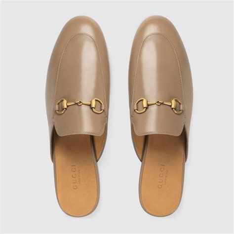 gucci leather slippers|gucci leather slippers women's.